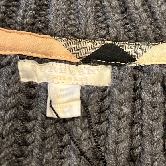 Burberry London Childrens sweater coat, thick warm brand new with tags size 10 - Picture 3 of 7